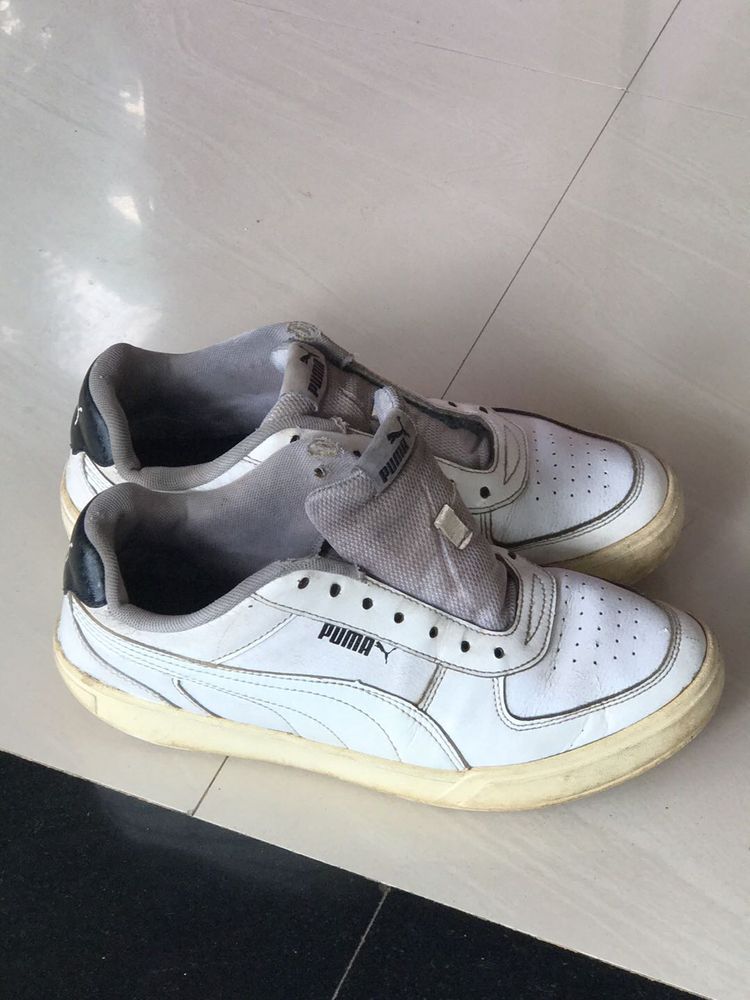 Puma White Casual Sneakers