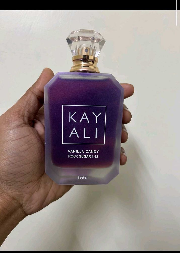Original Kayali Vanilla Candy Rock Sugar 42 Tester