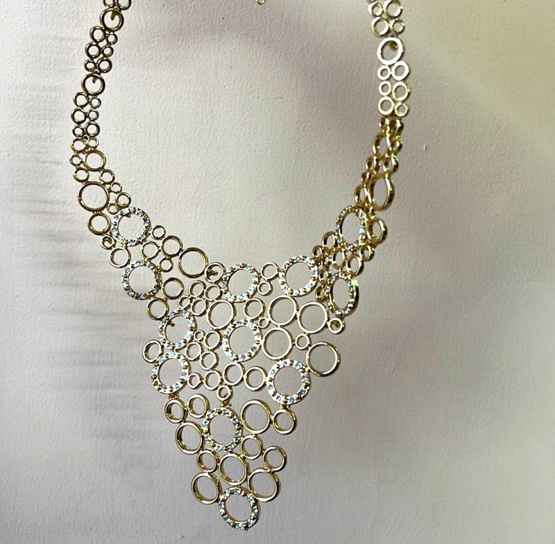 Cascading Rings Necklace