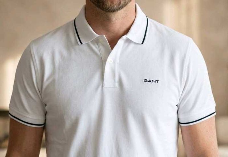 GANT White Polo Shirt