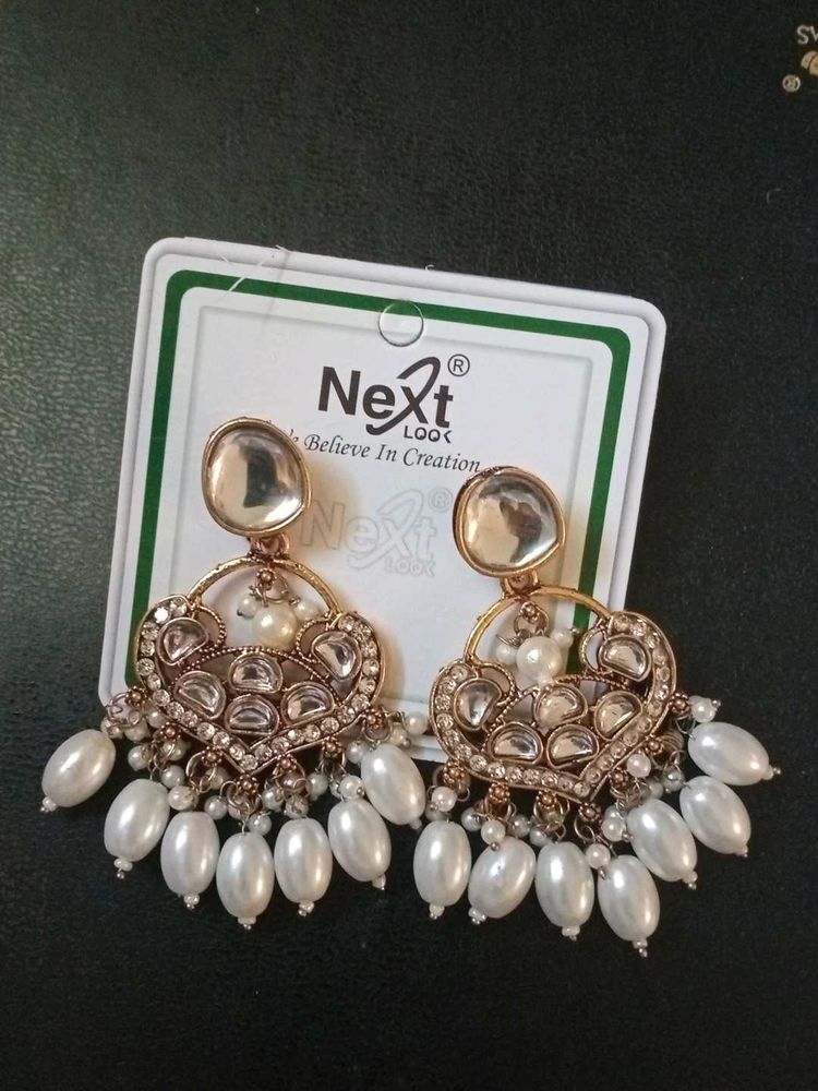 Next Look Kundan Earrings