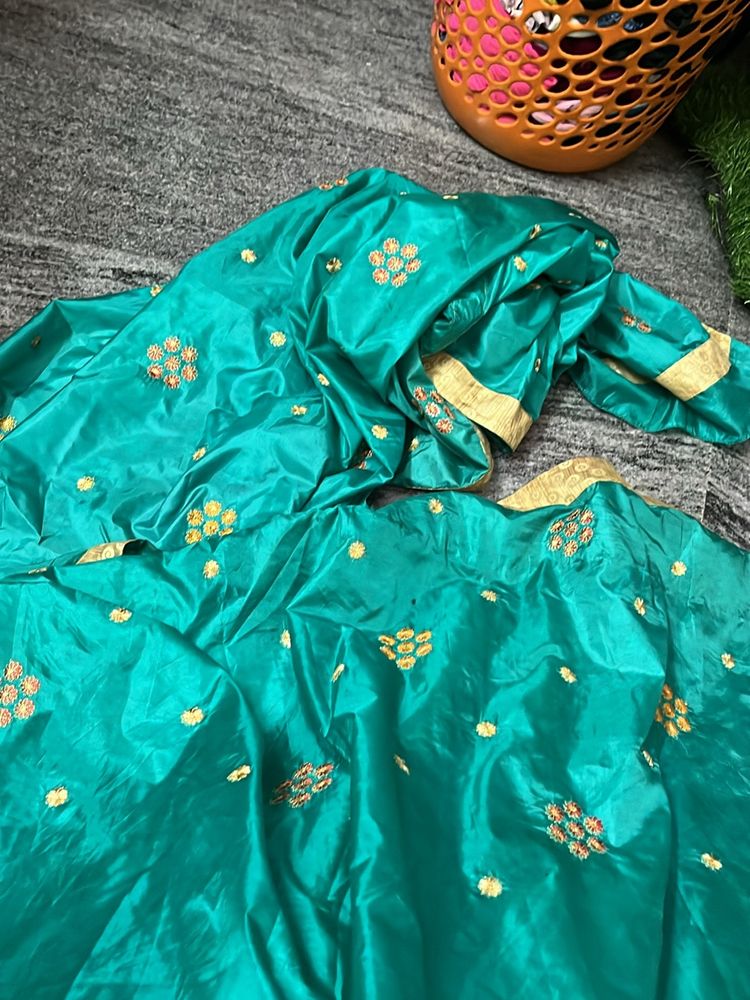 Green Saree