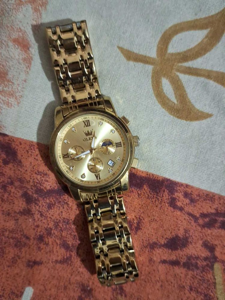 Men's olevs brand analogue wrist watch