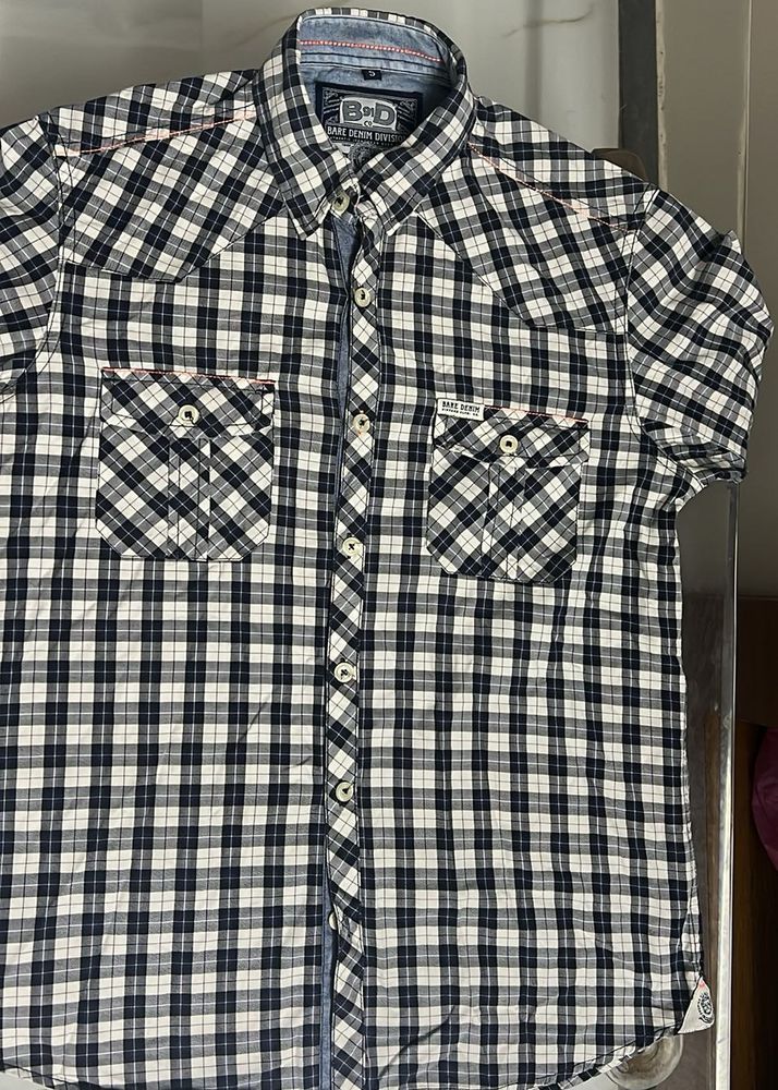 BARE DENIM CASUAL SHIRT