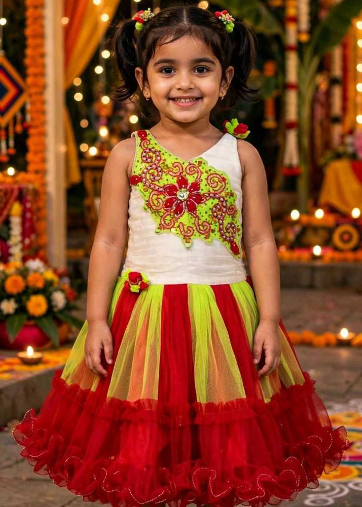 Girls Festive frock