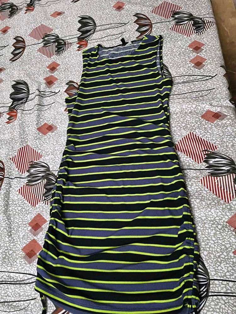 Striped Bodycon Mini Dress