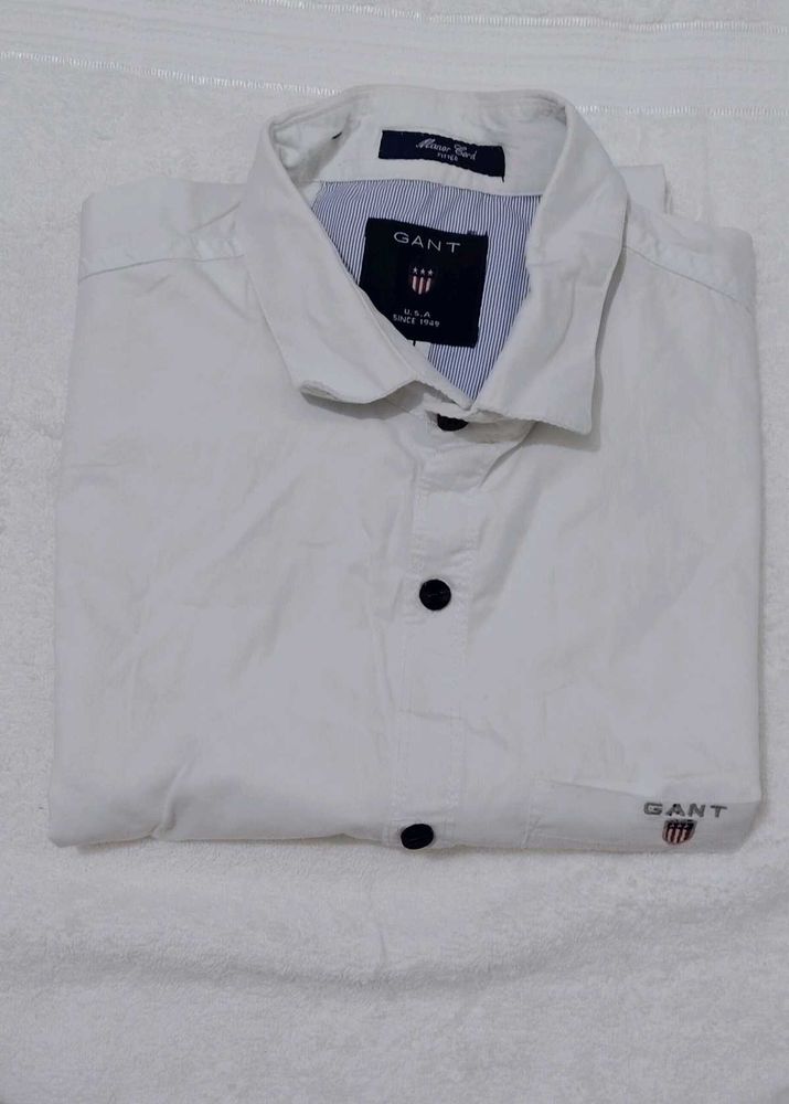 GANT Men's White Casual Shirt