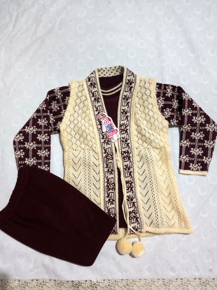 Woolen Dress Set