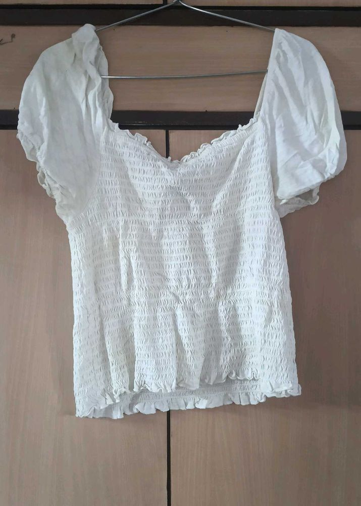 PRICE DROP -American eagle White coquette Top💮