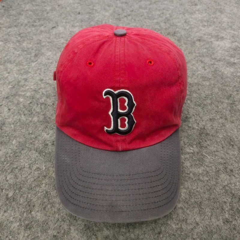 Red Boston Baseball Cap