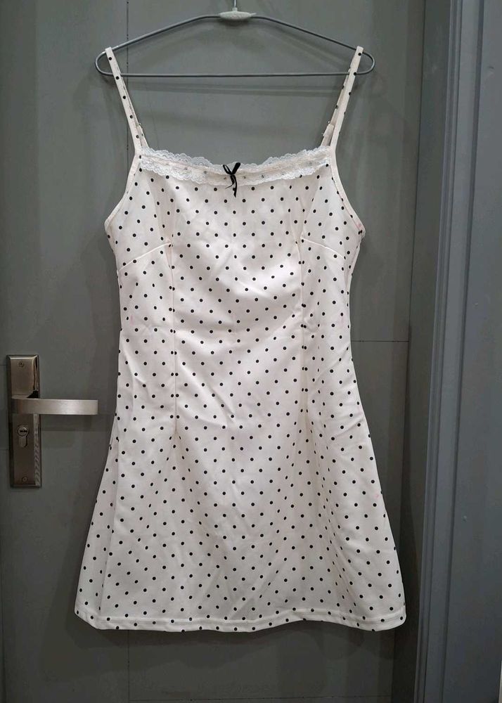 Cute Polka Dot Mini Dress