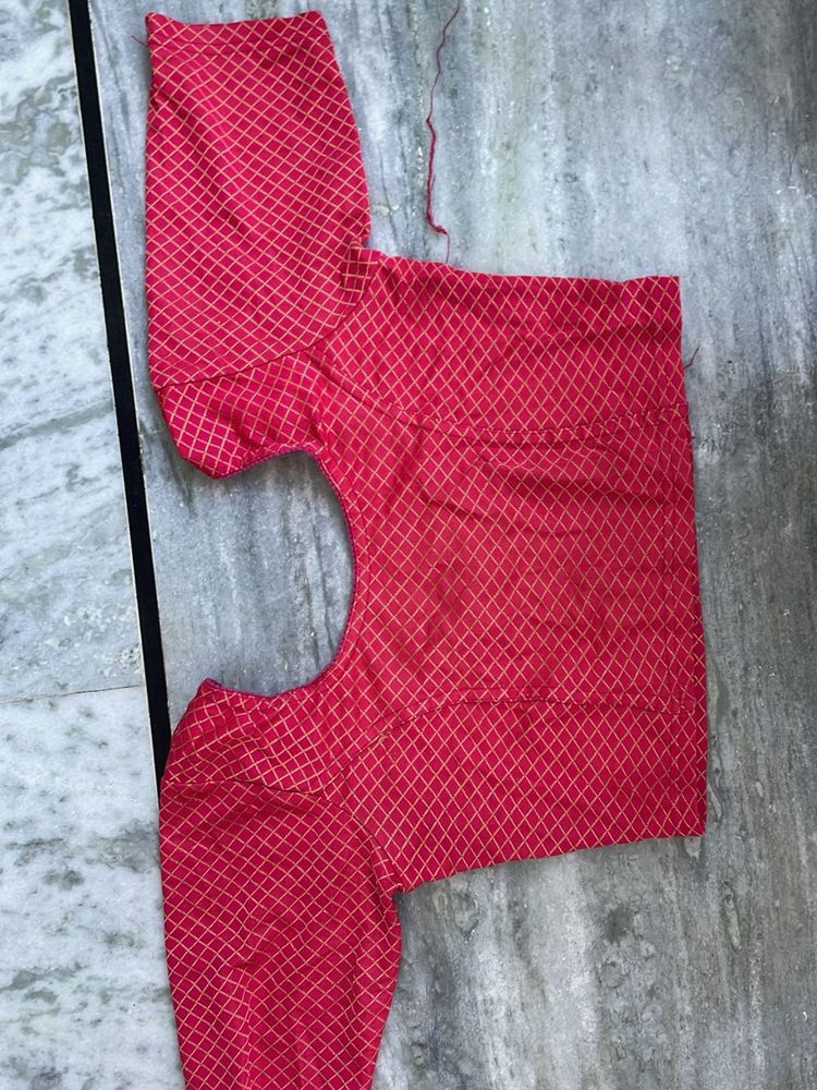 Pink Printed Blouse