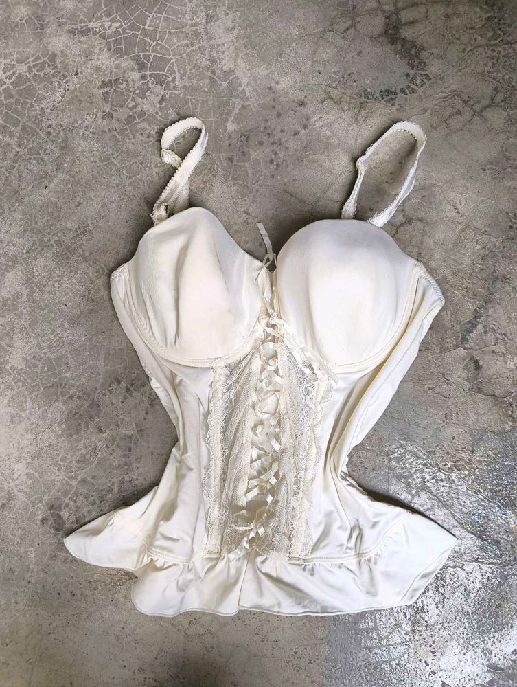 Lace-Up Corset Camisole