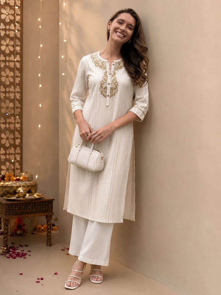 Embroidered Kurta