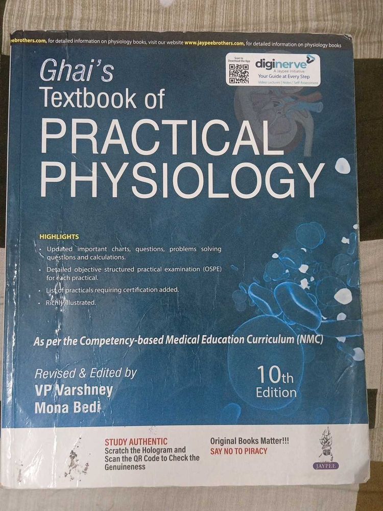 Ghai's Textbook of Practical Physiology