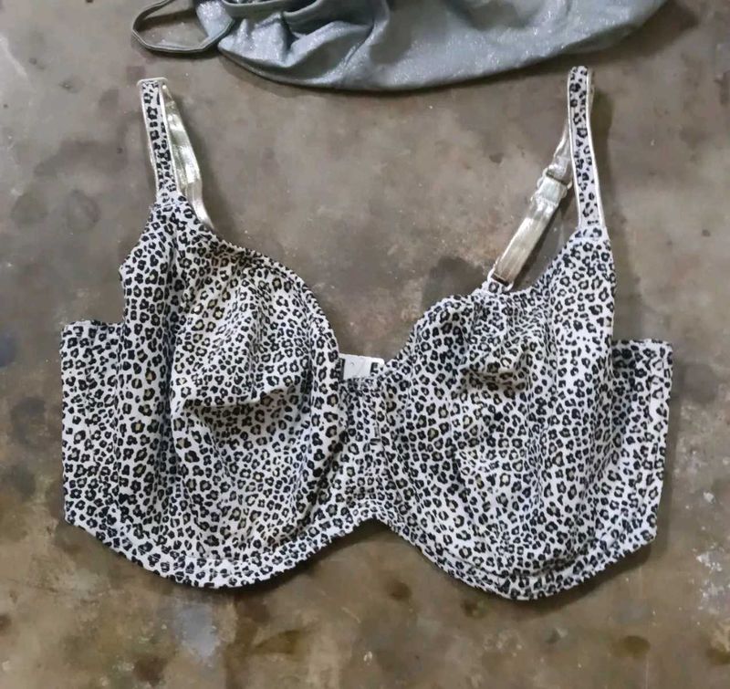 Leopard Print Bra