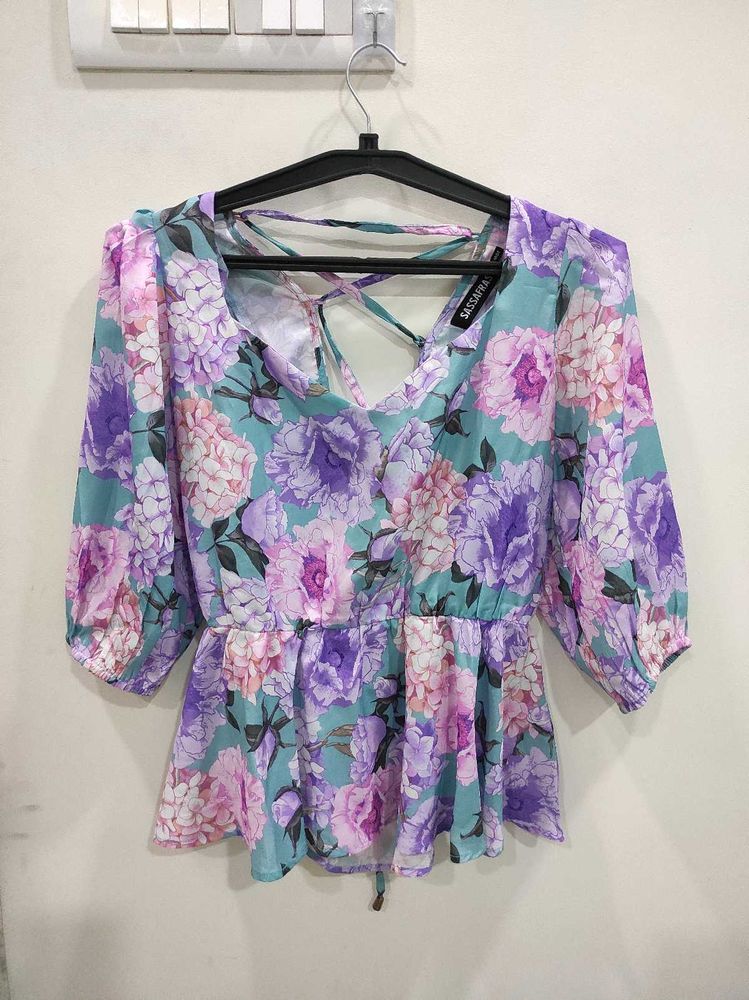 SASSAFRAS Floral Back Criss Cross