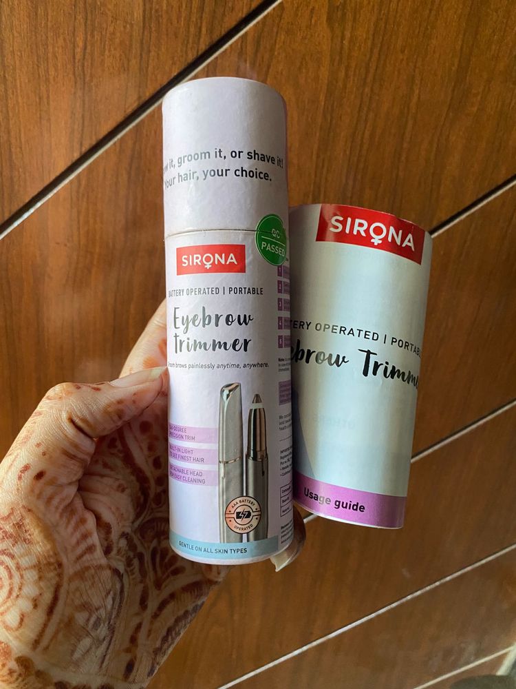 Sirona Battery Operated Eyebrow Trimmer