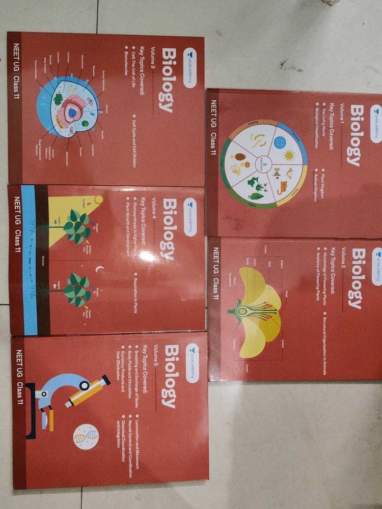 NEET UG Class 11 Biology Books Set