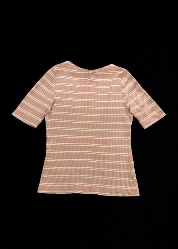 Ribbed T-shirt