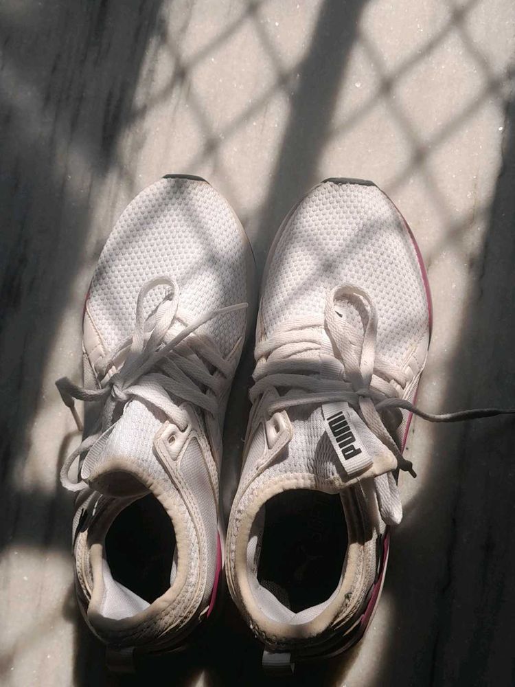 Puma White Casual Sneakers