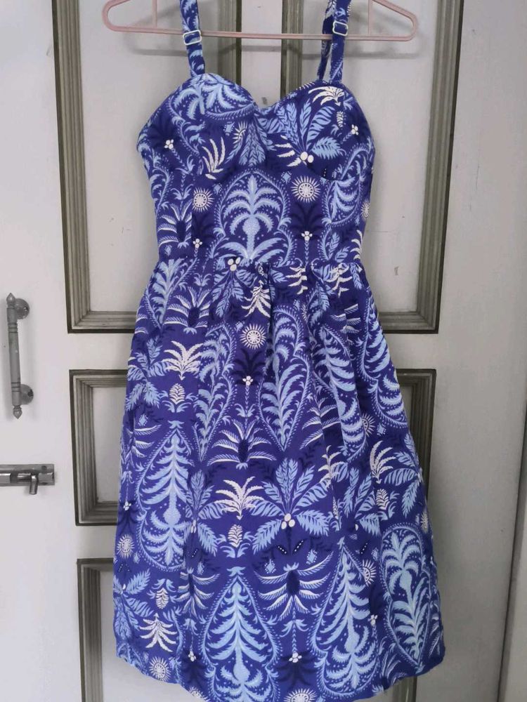 Blue Floral Sundress