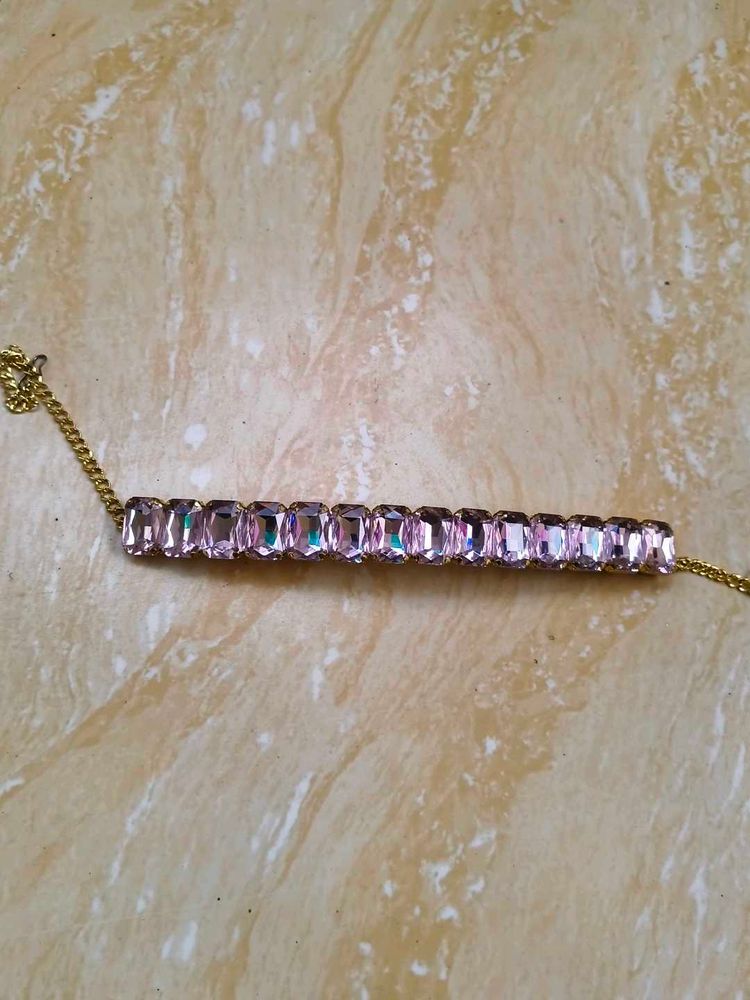 Elegant Crystal Choker Necklace