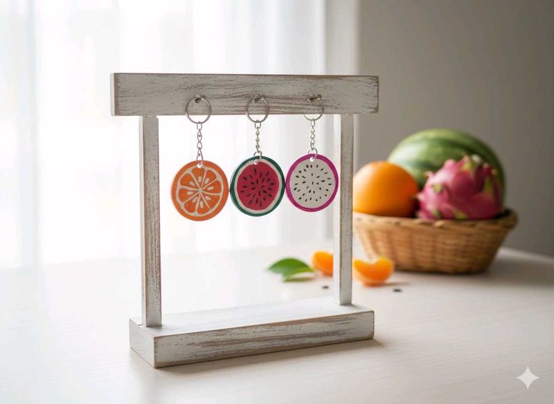Funky Fruit Keychains
