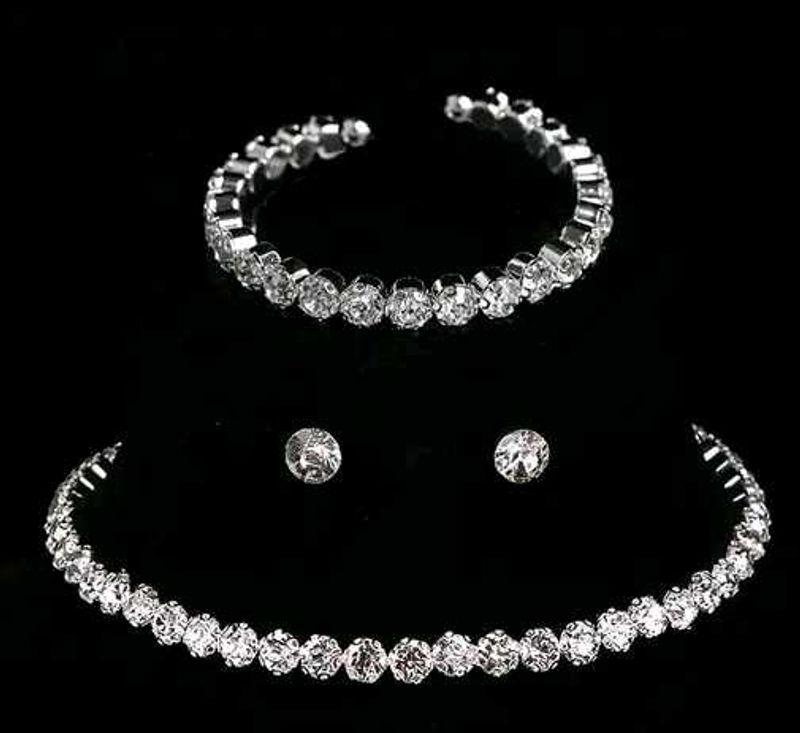 American Diamond Jewelry Set