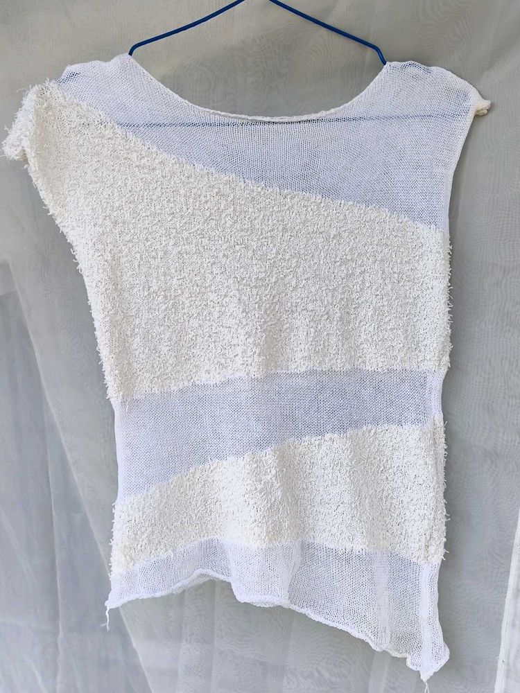 Chic Textured Stripe Top