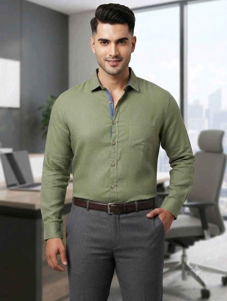4xl Jack Alberry Premium olive green shirt