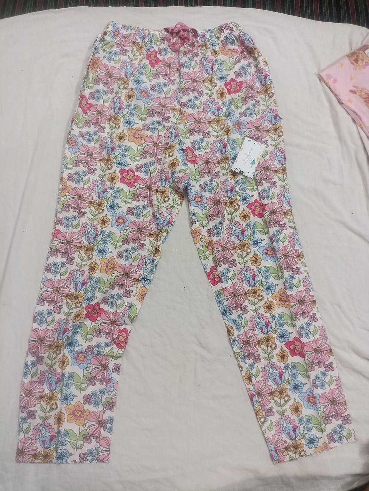 Floral Print Pajama Pants