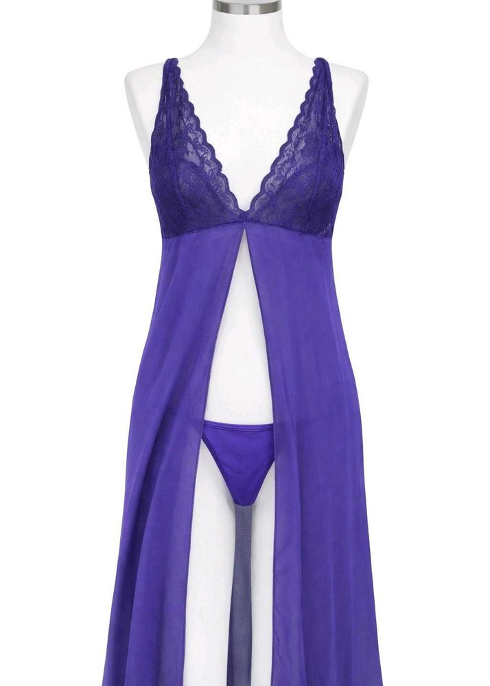 Purple Lace Nightgown