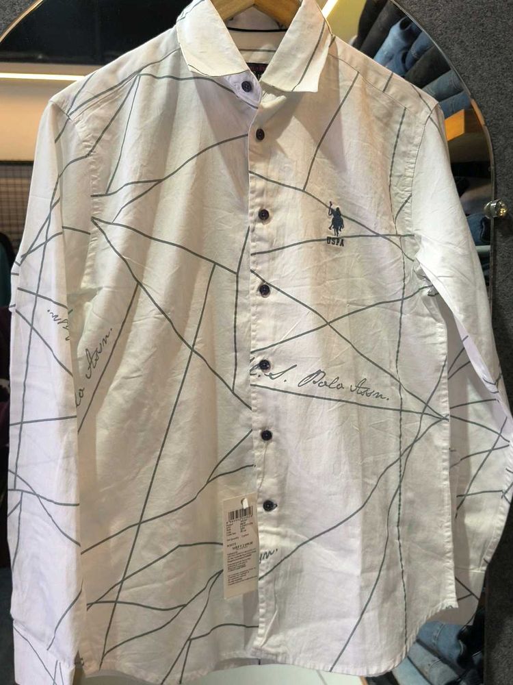 US Polo Assn. White Shirt small size