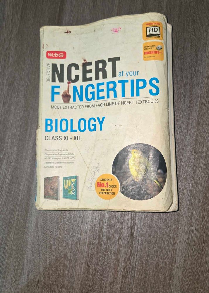 MTG NCERT fingertips Biology Class XI + XII