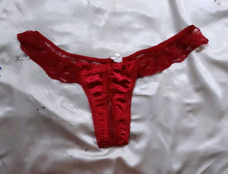 Red Lace Thong panty