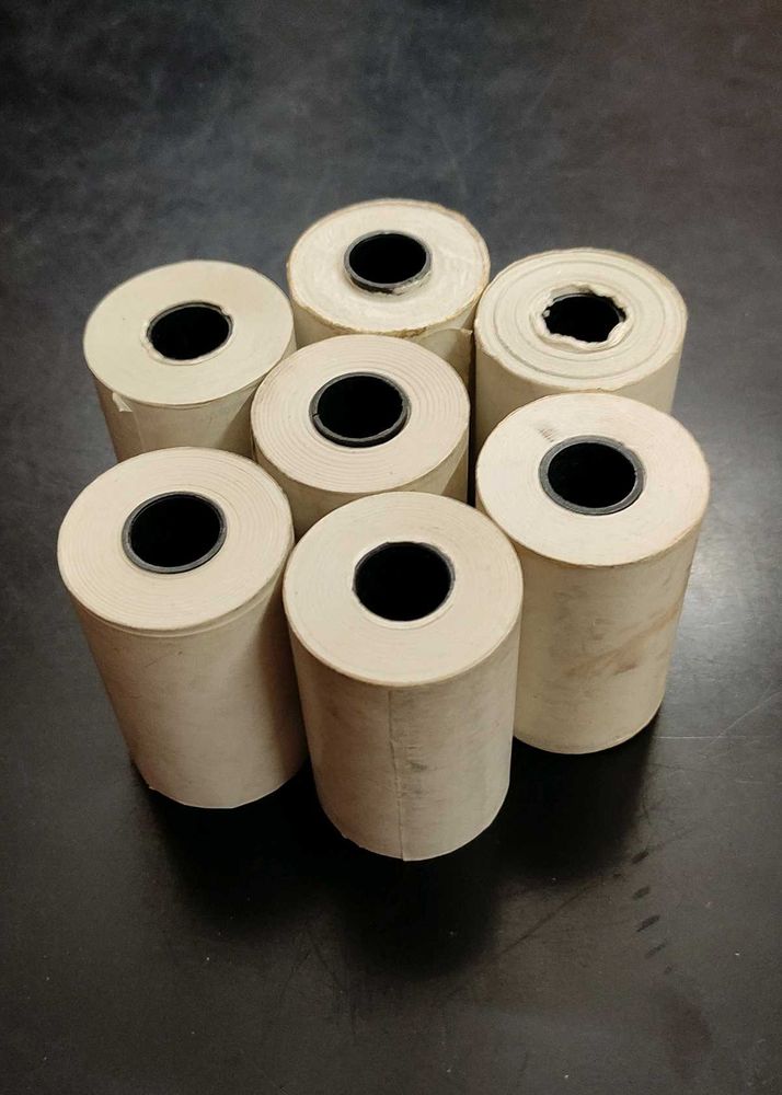 Lot of 7 Thermal Paper Rolls