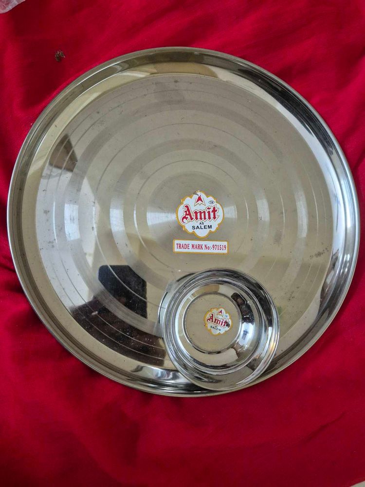 Amit Salem Stainless Steel Thali Set