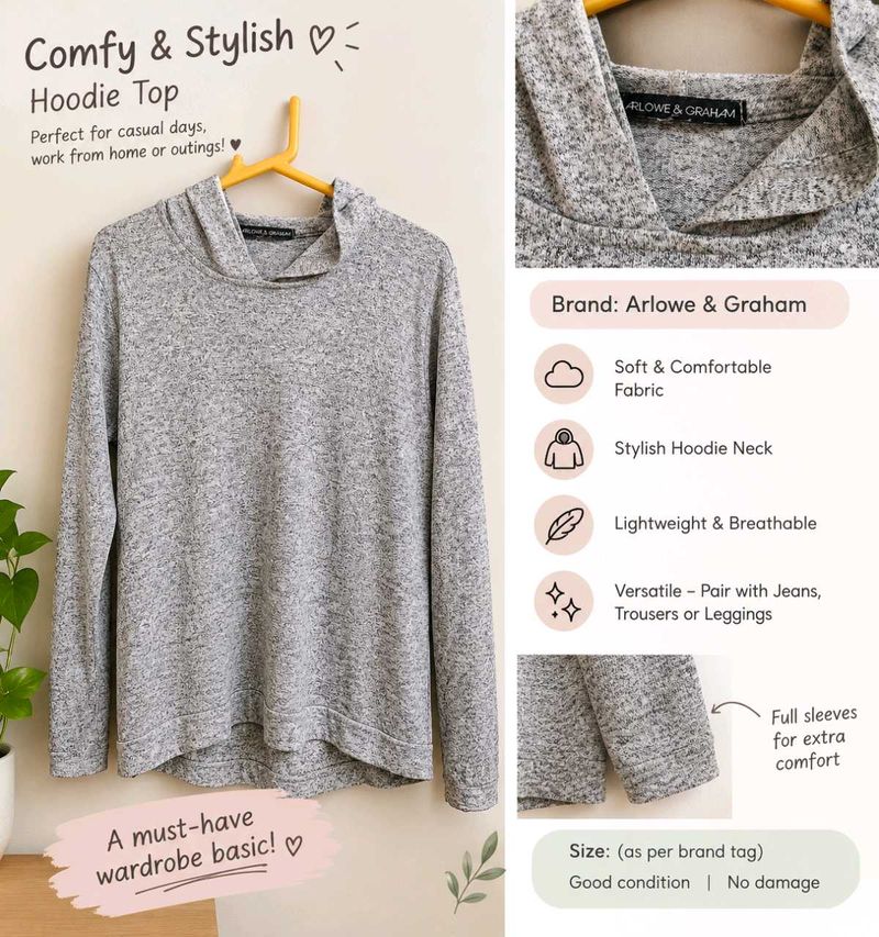 Stylish hoodie with cap