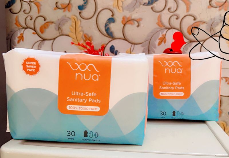 Nua XL+ Ultra Safe Sanitary Pads Pack 60