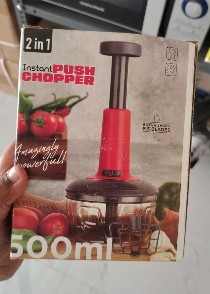 2-in-1 Instant Push Chopper