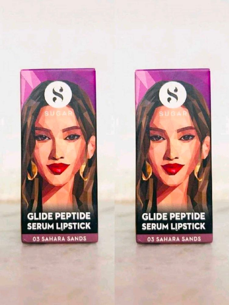 2 Pack ❤️ Sugar Glide Peptide Serum Lipstick