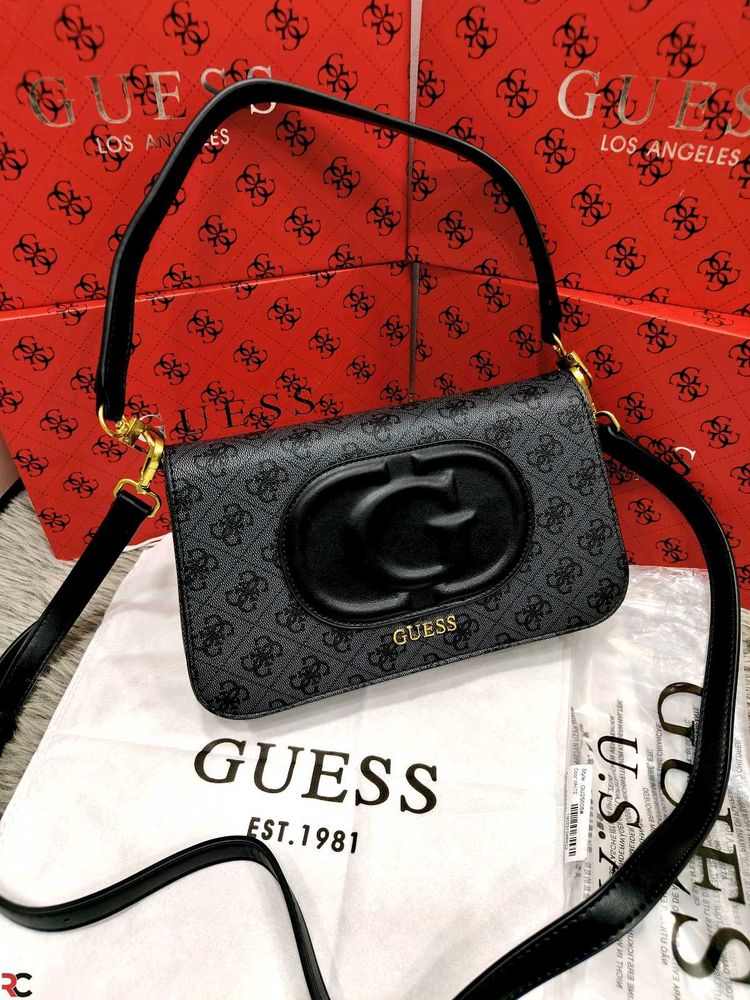 GUESS* *ECO MIETTA FLAP SHOULDER BAG*
