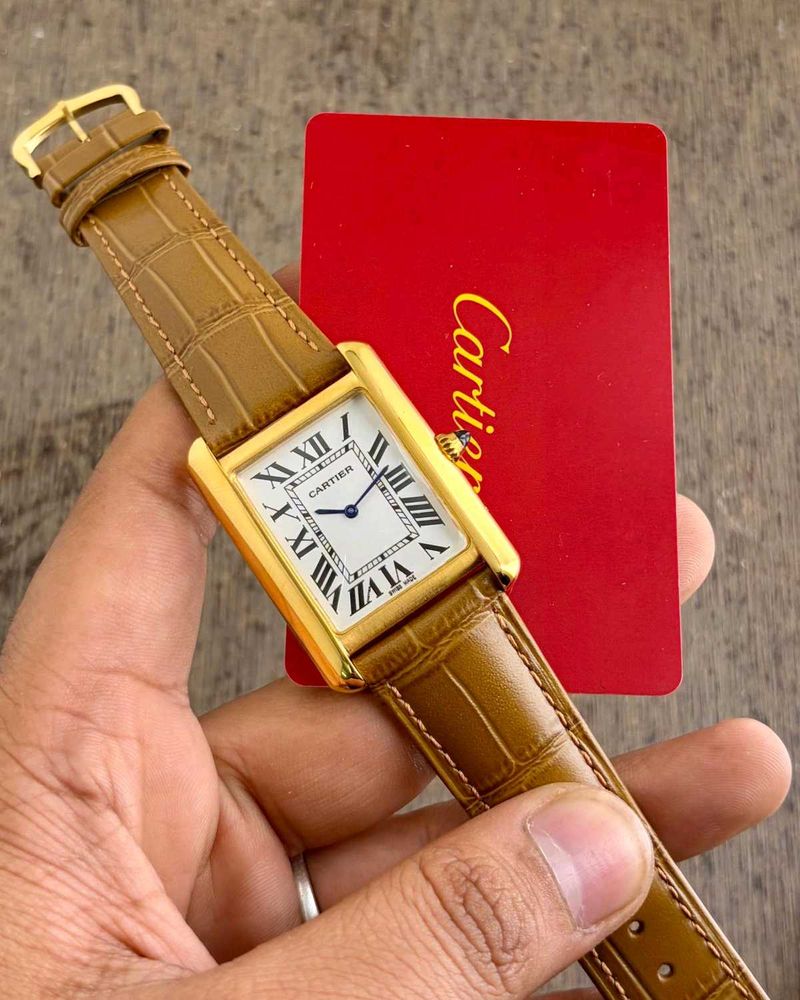 CARTIER👉🏽 TANK W1529856👉🏽 Size 34MM PREMIUM QU