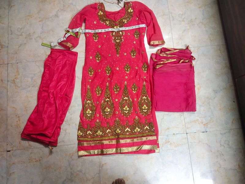 Heavy Embroidery Suit Set