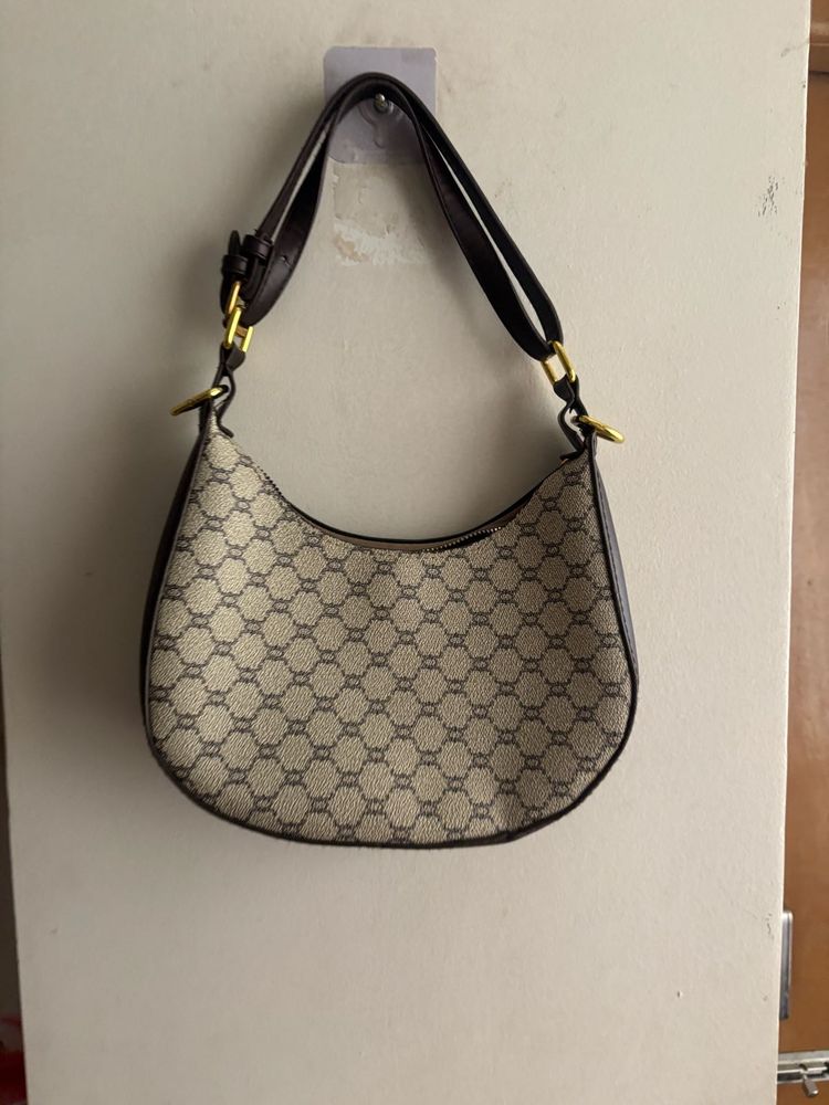 Savana Chic Monogram Shoulder Bag