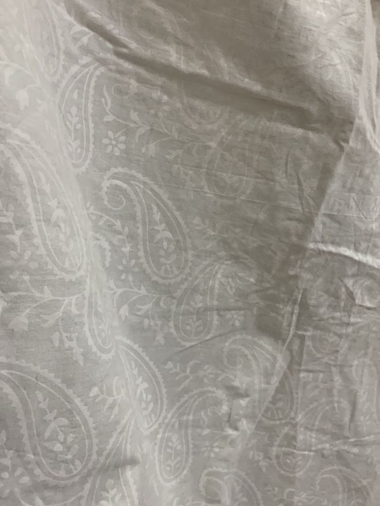 White Printed Plazo