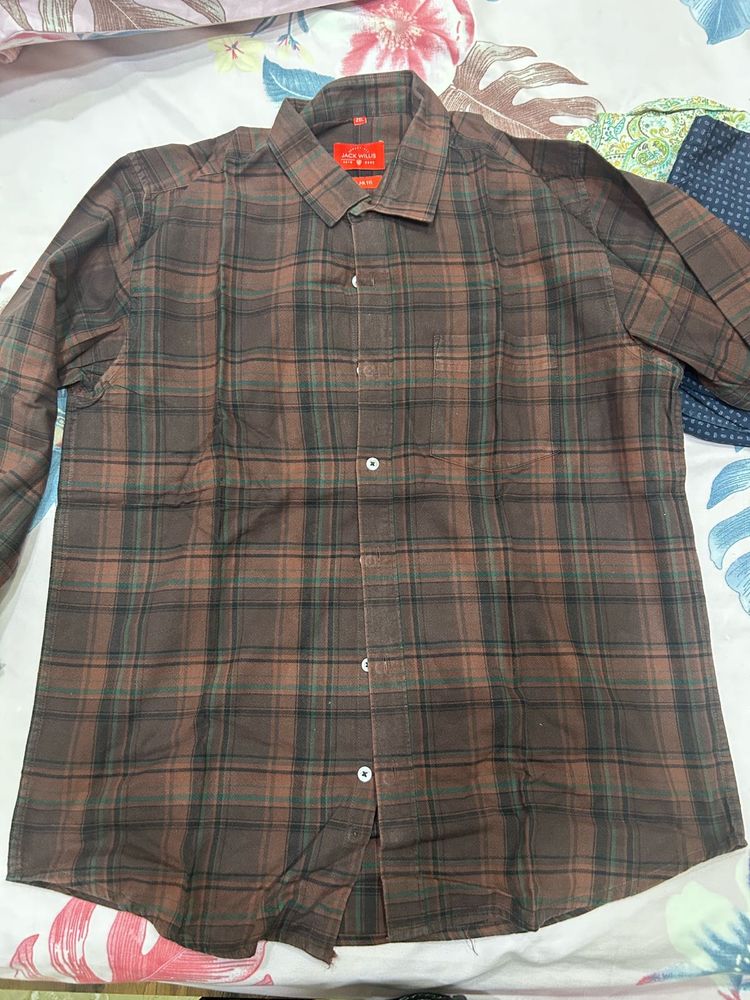 Men's Plaid Long Sleeve Shirt