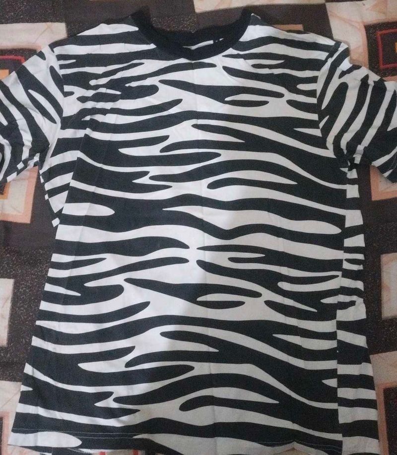 Zebra Print T-Shirt