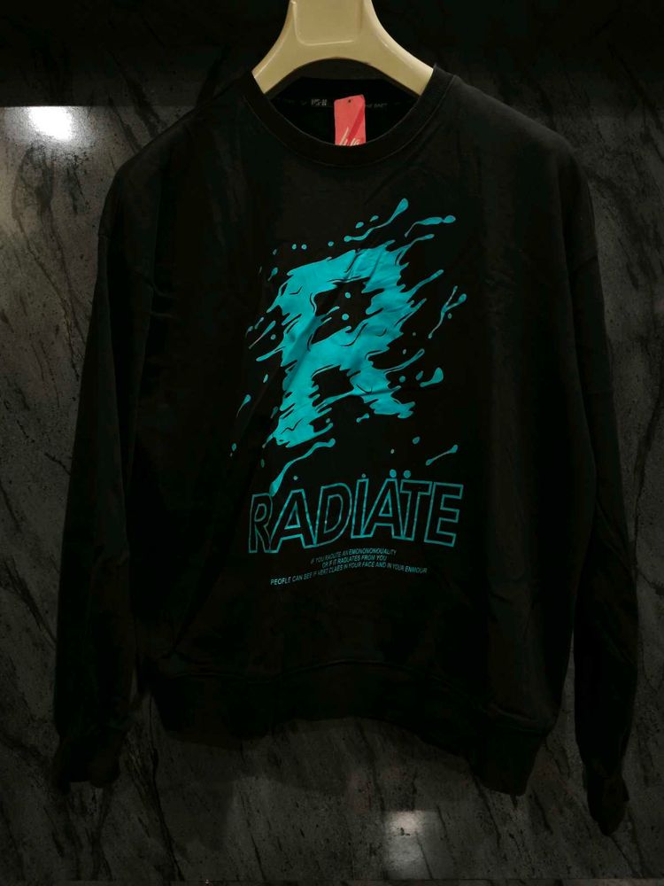 Men's Black "Radiate" Graphic Sweatshirt